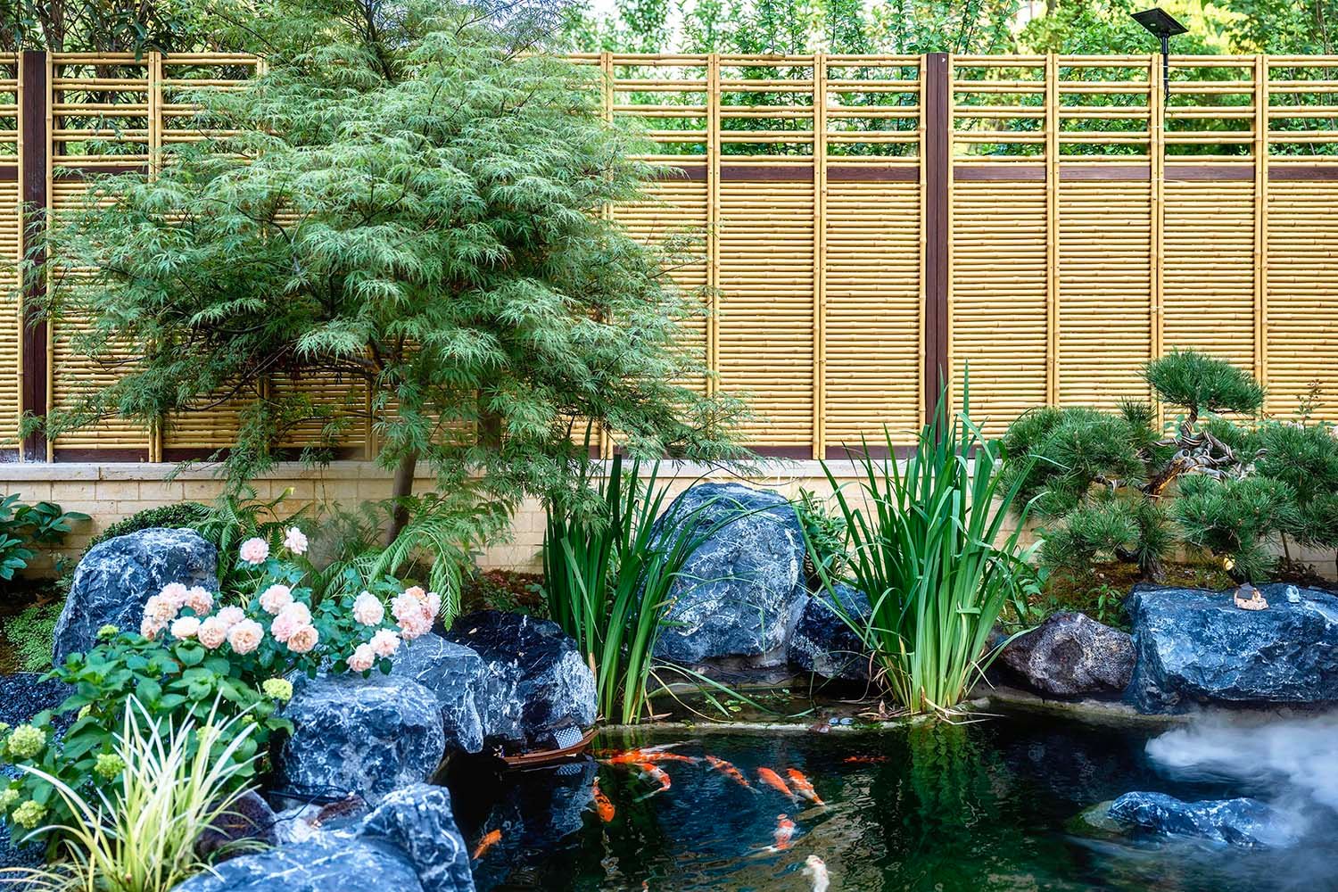 Artificial Bamboo Fence