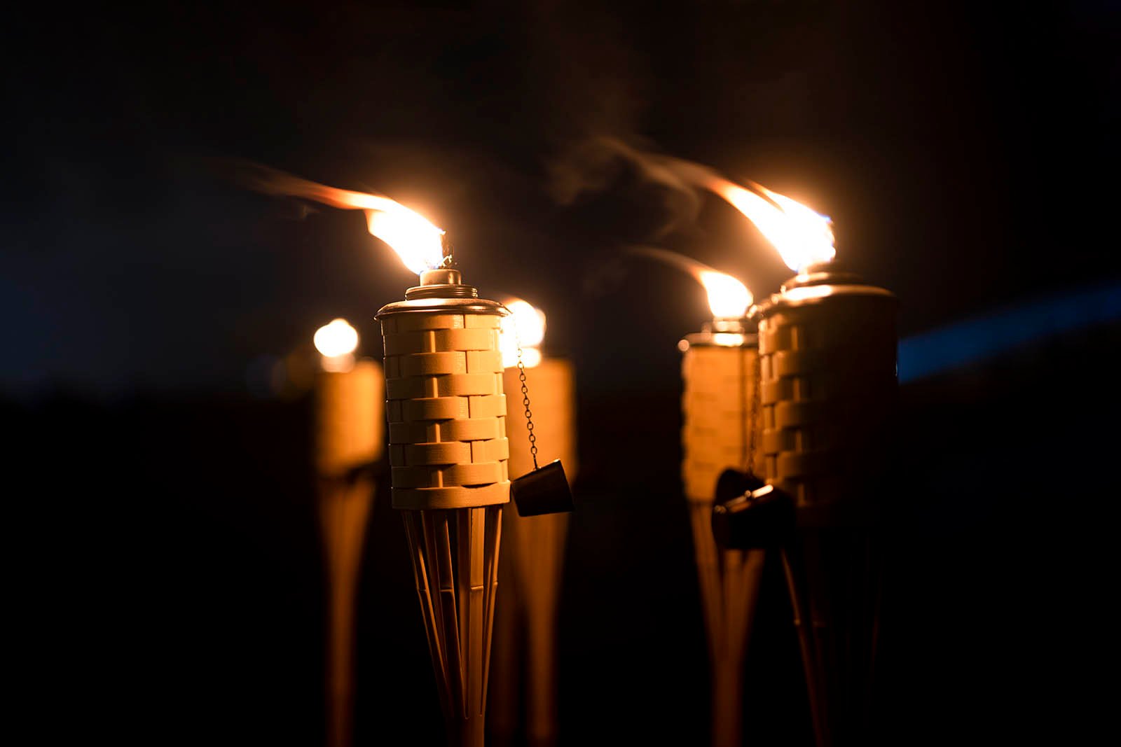 Artificial Bamboo Torches